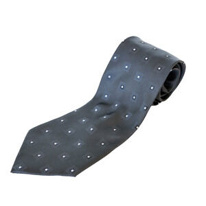 Lucasini Square Dot Foulard Geometric Tie Business Corporate Grandpa Formalwear